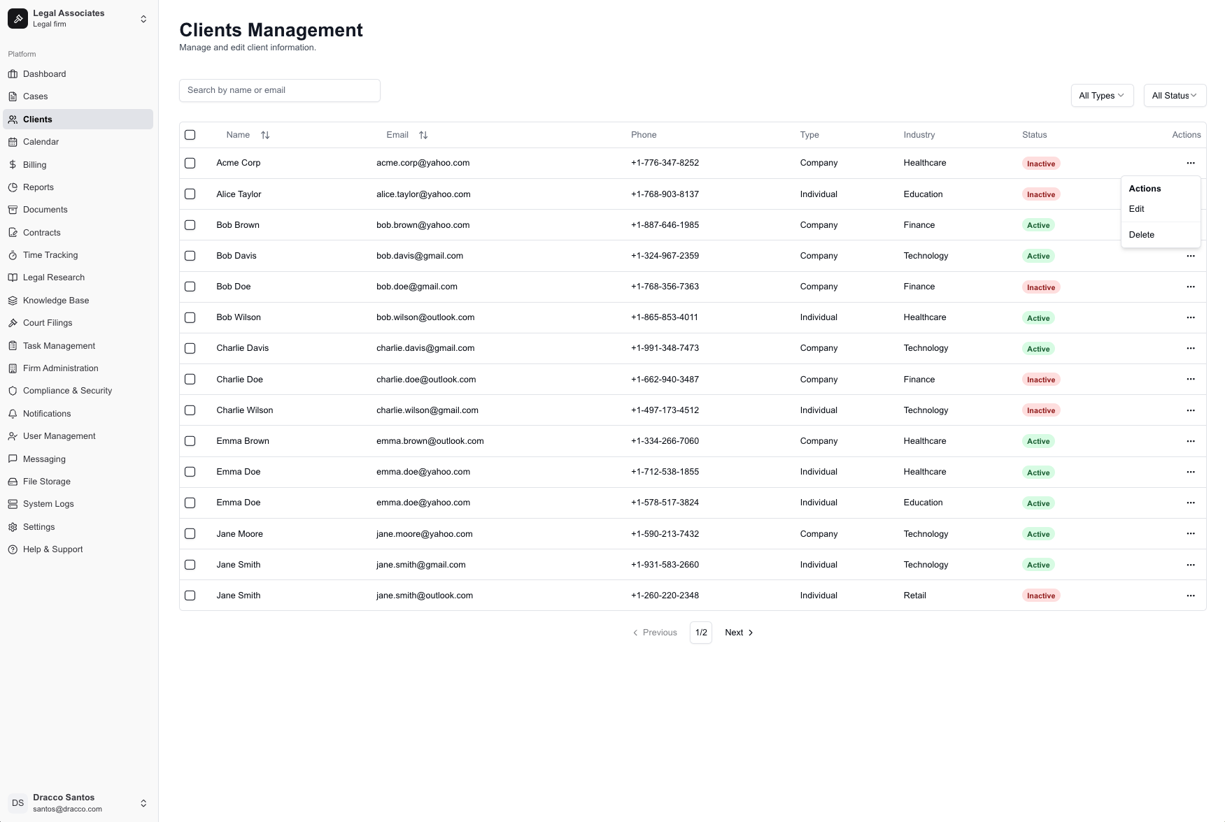 DraccoX Legal Technology